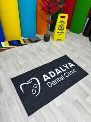 Diş Kliniklerine Özel Logolu Halı Paspaslar - Paspas Time