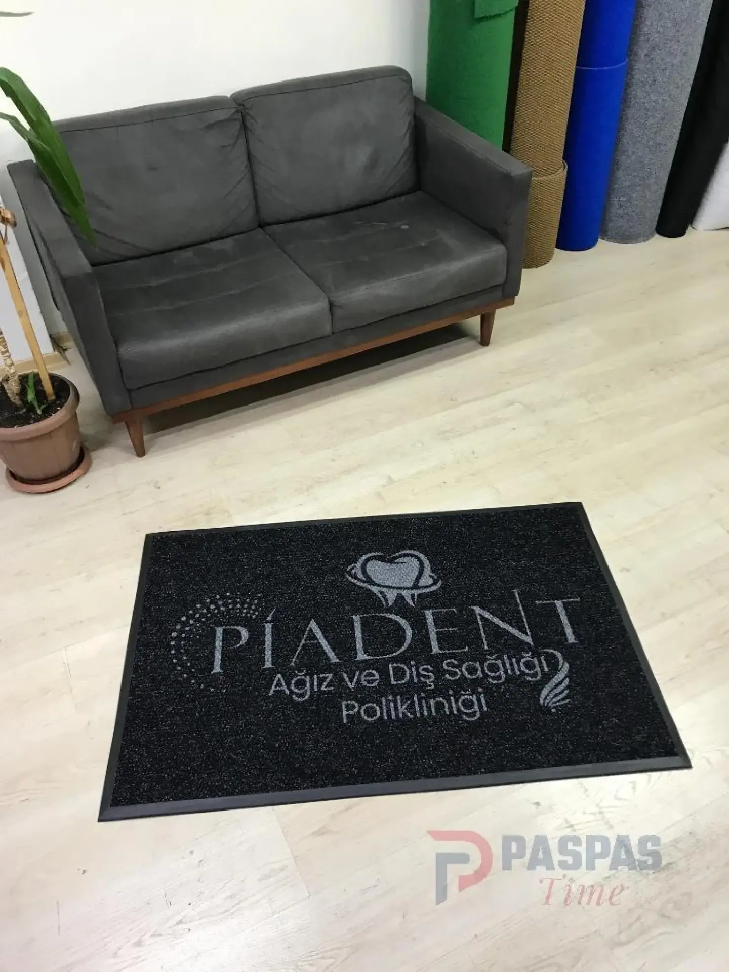 Hastaneler için Logolu Paspaslar - Paspas Time