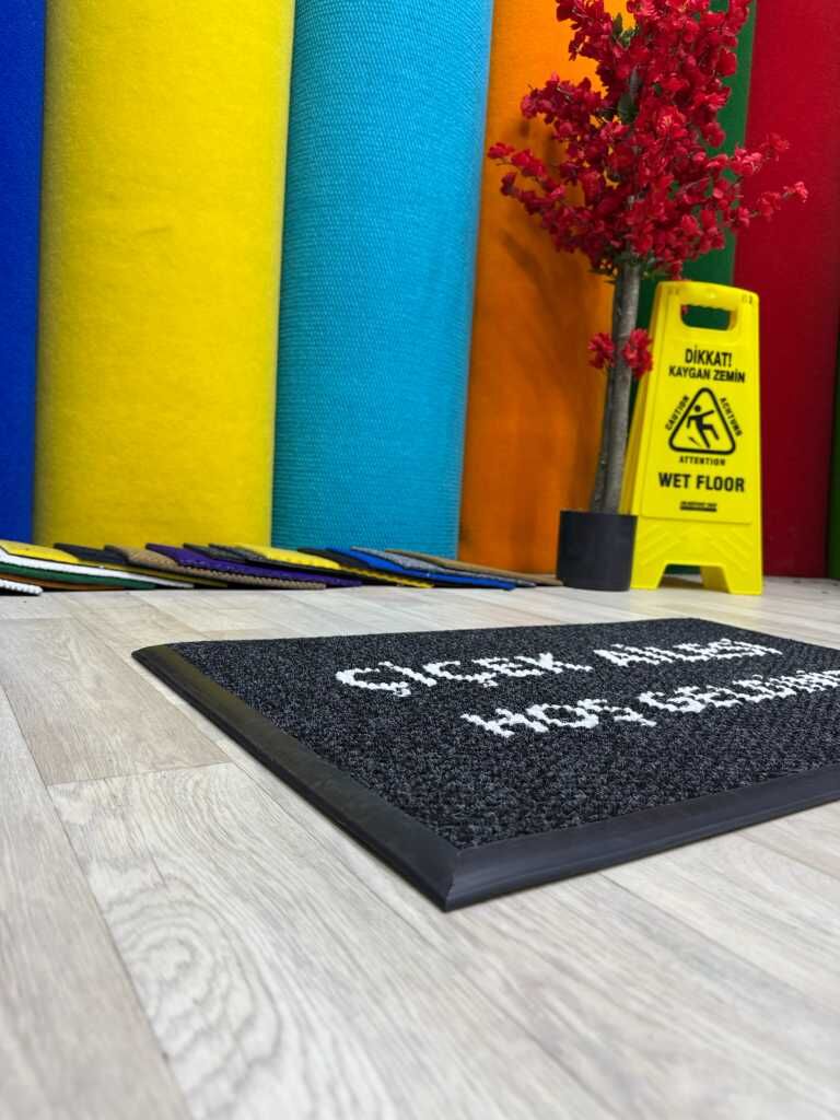 Mağazalara Özel Logolu Paspaslar - Paspas Time