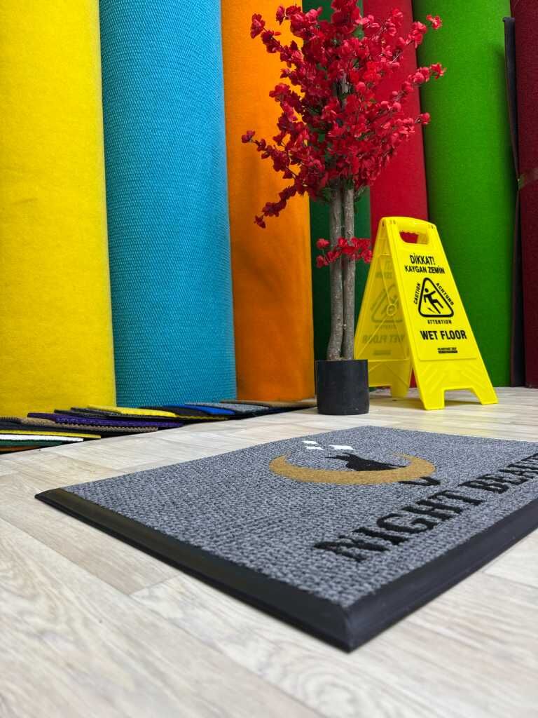 Mağazalar için Logolu Halı Paspaslar - Paspas Time