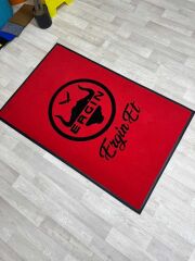 Kişilere Özel Logolu Gri Paspaslar - Paspas Time