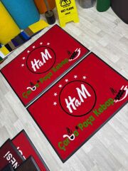 Yemek Catering Firmaları için Logolu Paspaslar - Paspas Time