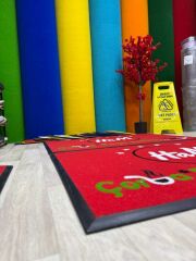 Yemek Catering Firmaları için Logolu Paspaslar - Paspas Time