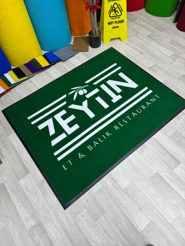 Restaurantlara Özel Logolu Paspas - Paspas Time