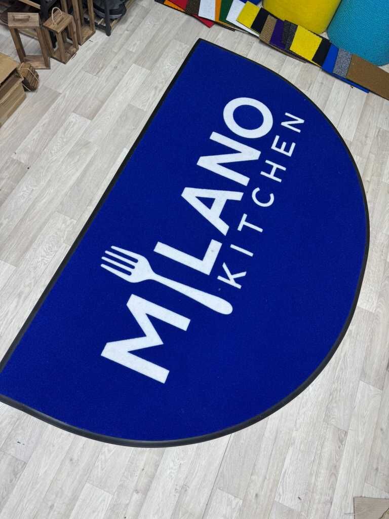 Kasaplar için Logolu Paspas - Paspas Time