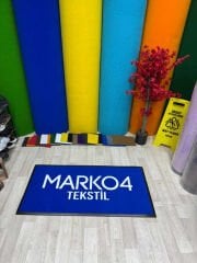 Tekstil firmaları için logolu kapı önü paspas, dayanıklı ve kişiye özel tasarım