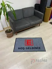 Butikler için Logolu Paspas - Paspas Time