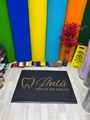 Polikliniklere Özel Logolu Halı Paspas - Paspas Time