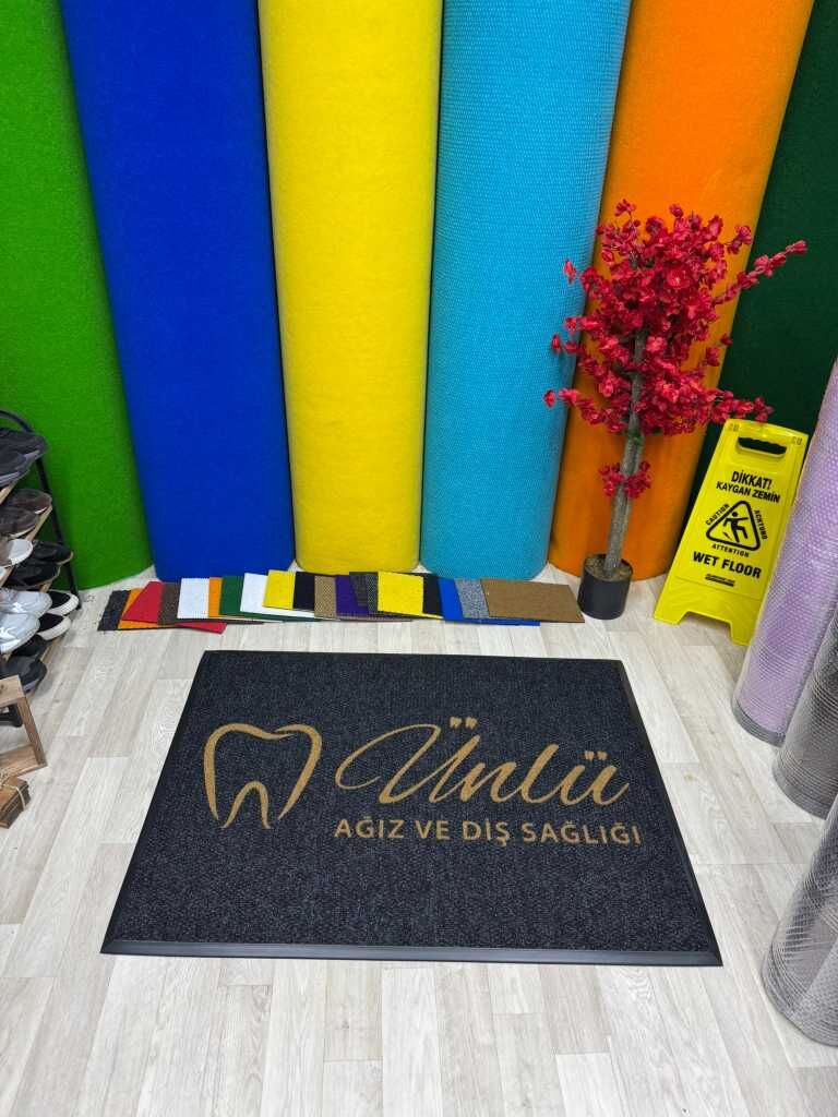 Klinikler için Logolu Paspaslar - Paspas Time