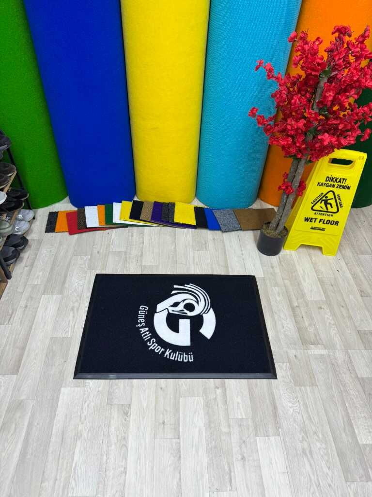 Çiçekçiler için Logolu Paspas - Paspas Time