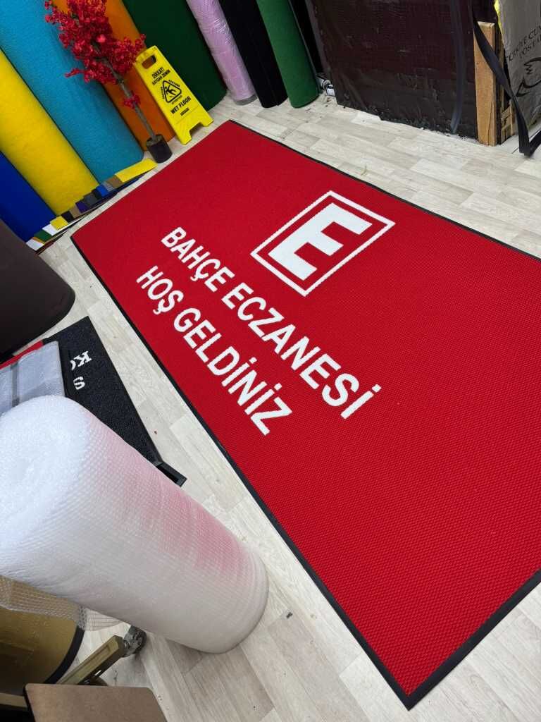 Eczaneler için Logolu Paspas - Paspas Time