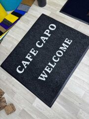 Cafeler için Özel Tasarım Logolu Paspaslar - Paspas Time