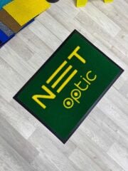 Mağazalar için Logolu Gri Paspas - Paspas Time