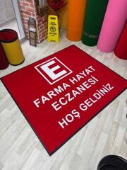 Eczaneler için Logolu Paspaslar - Paspas Time