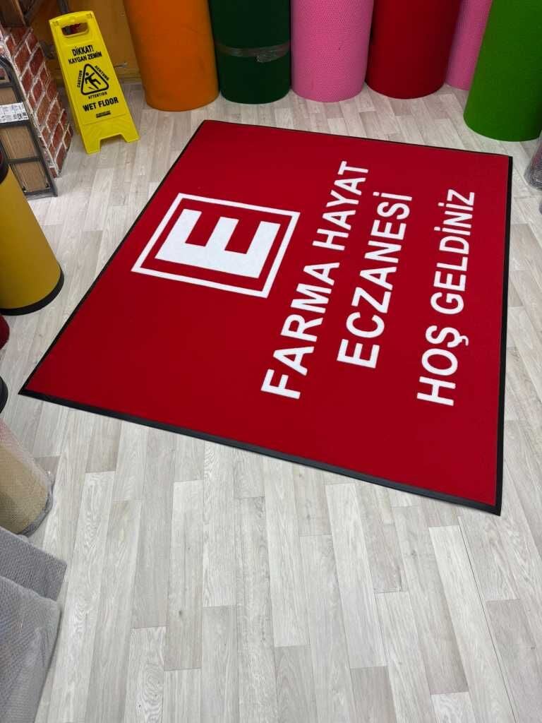 Eczaneler için Logolu Paspaslar - Paspas Time