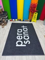 Kişiye Özel Logolu Siyah Paspas - Paspas Time