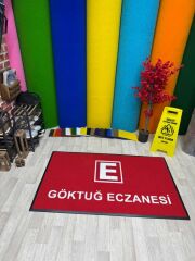 Eczaneler için Logolu Halı Paspas - Paspas Time