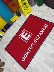 Eczaneler için Logolu Halı Paspas - Paspas Time