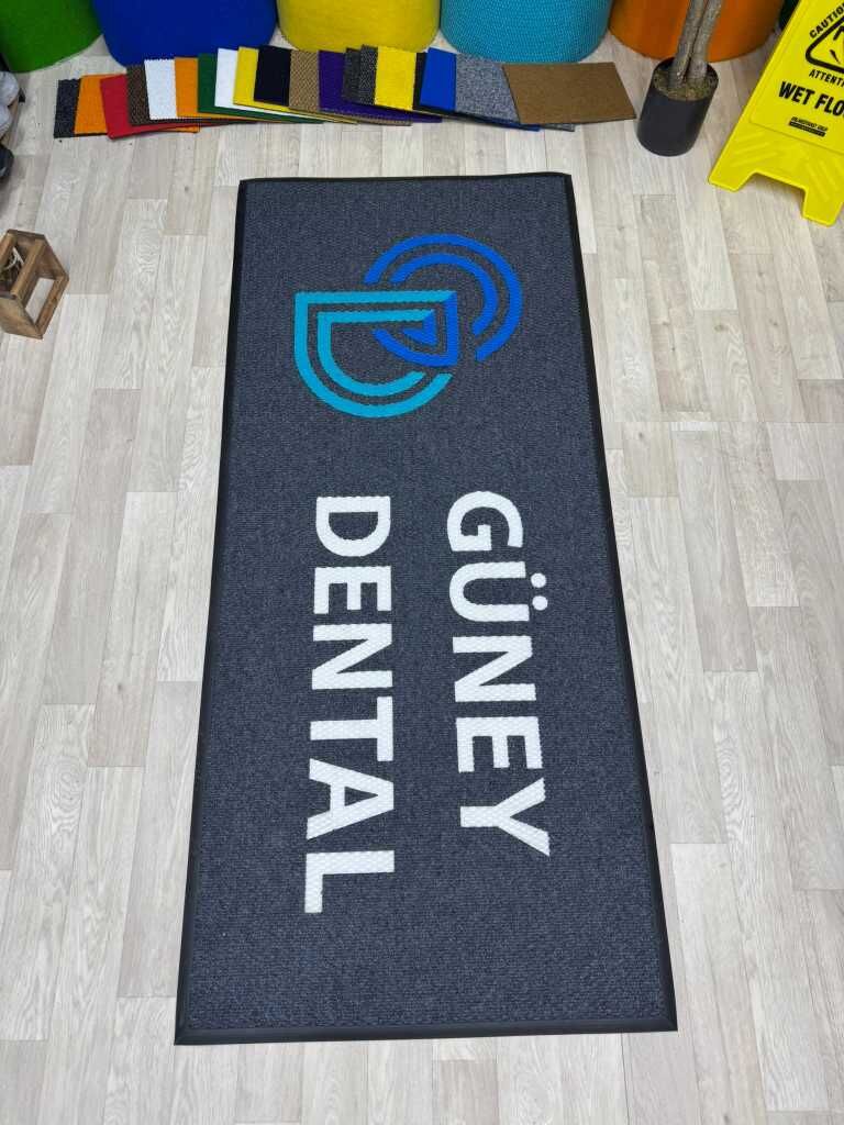 Şirketler için Logolu Siyah Paspas