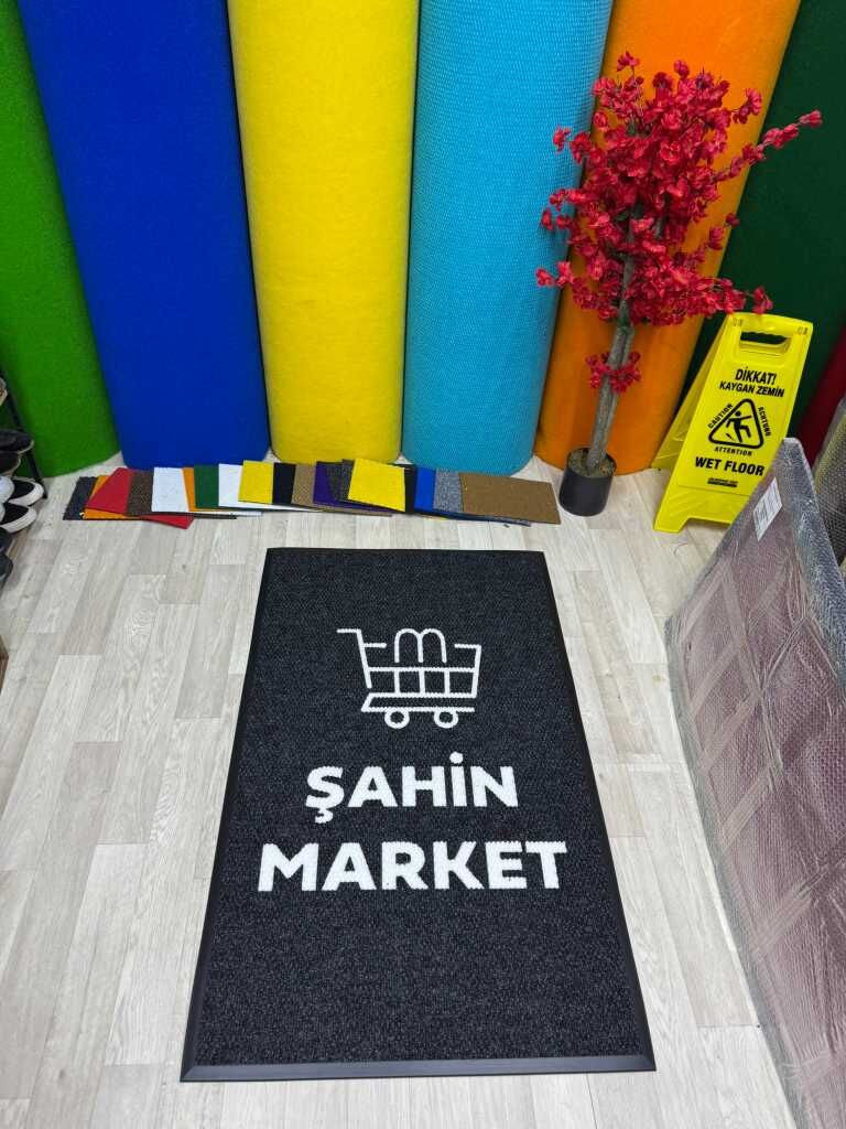 Marketler için Logolu Paspaslar