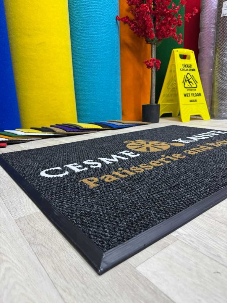 Cafeler için Logolu Paspaslar - Paspas Time