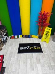 Oto Galeriler için Logolu Paspas - Paspas Time