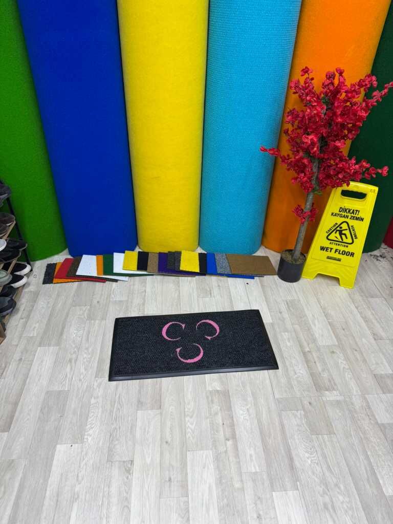 Markalar için Logolu Halı Paspas - Paspas Time