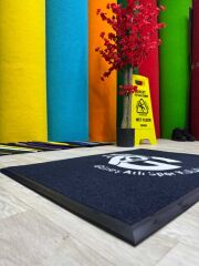 Şirketler için Özel Logolu Kahve Paspasları - Paspas Time