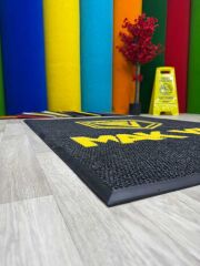 Kişiye Özel Logolu Siyah Paspaslar - Paspas Time