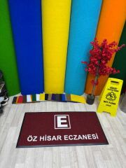 Eczanelere Özel Logolu Paspaslar - Paspas Time