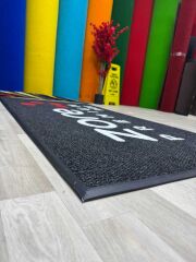 Şirketlere Özel Logolu Gri Paspaslar - Paspas Time