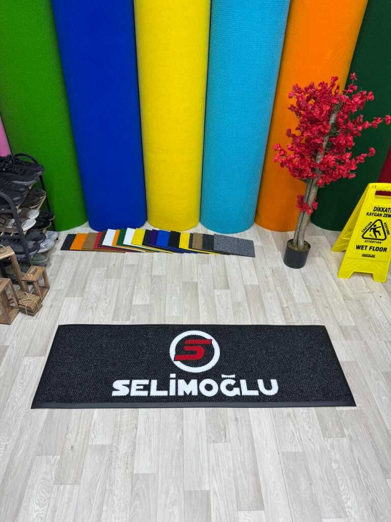 Kişiye Özel Logolu Kahve Paspasları - Paspas Time