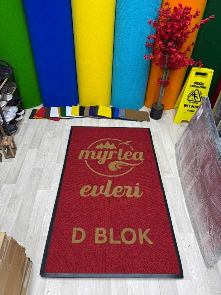 Sitelere Özel Logolu Paspaslar - Paspas Time