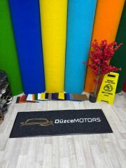 Firmalar için Logolu Siyah Paspaslar - Paspas Time